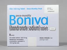 Boniva 150mg 1 Tab (Bonviva) ibandronate acid